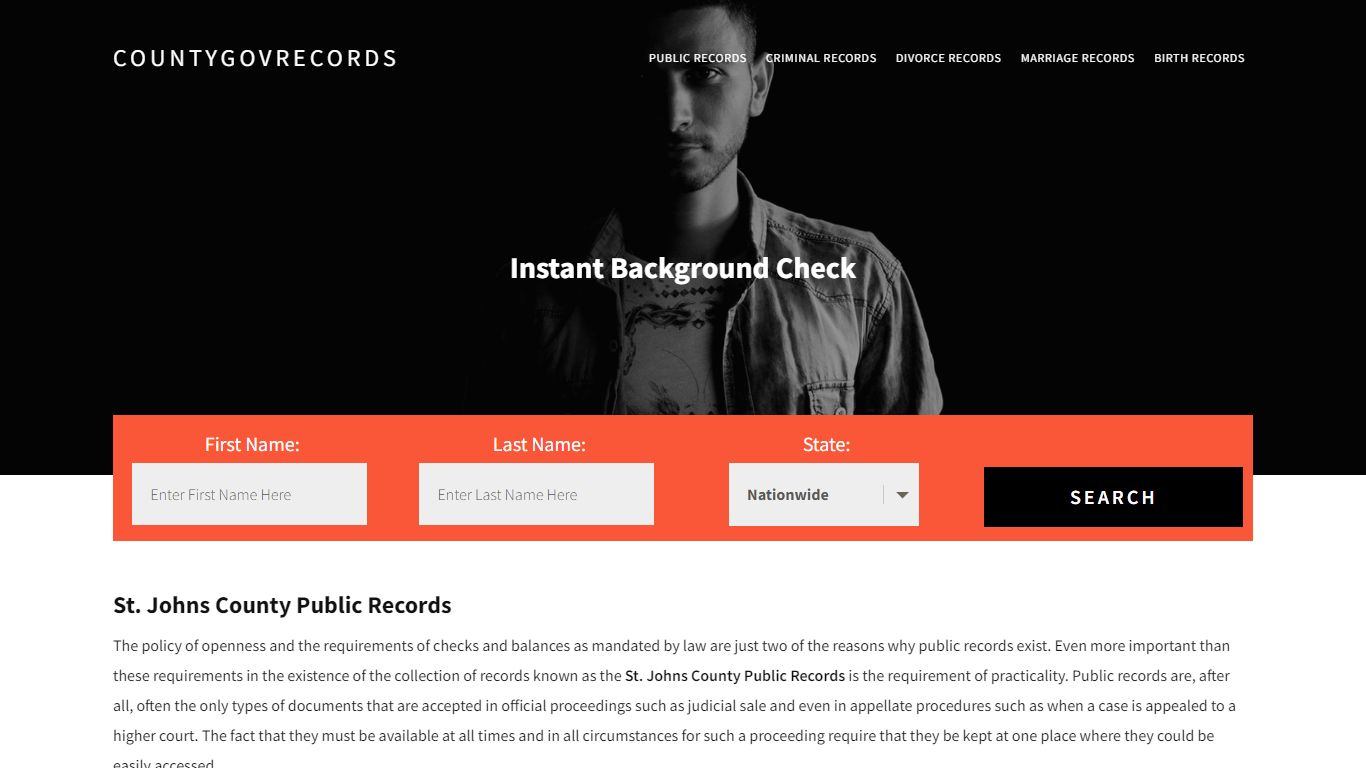 St. Johns County Public Records | Get Instant Reports On People